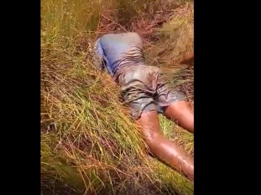 Gore video – The man was beaten to death in the meadow