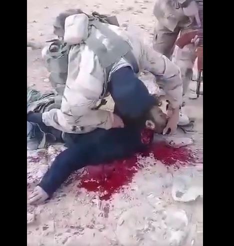 Beheading Video – The man had his hand cut off, then his head was beheaded