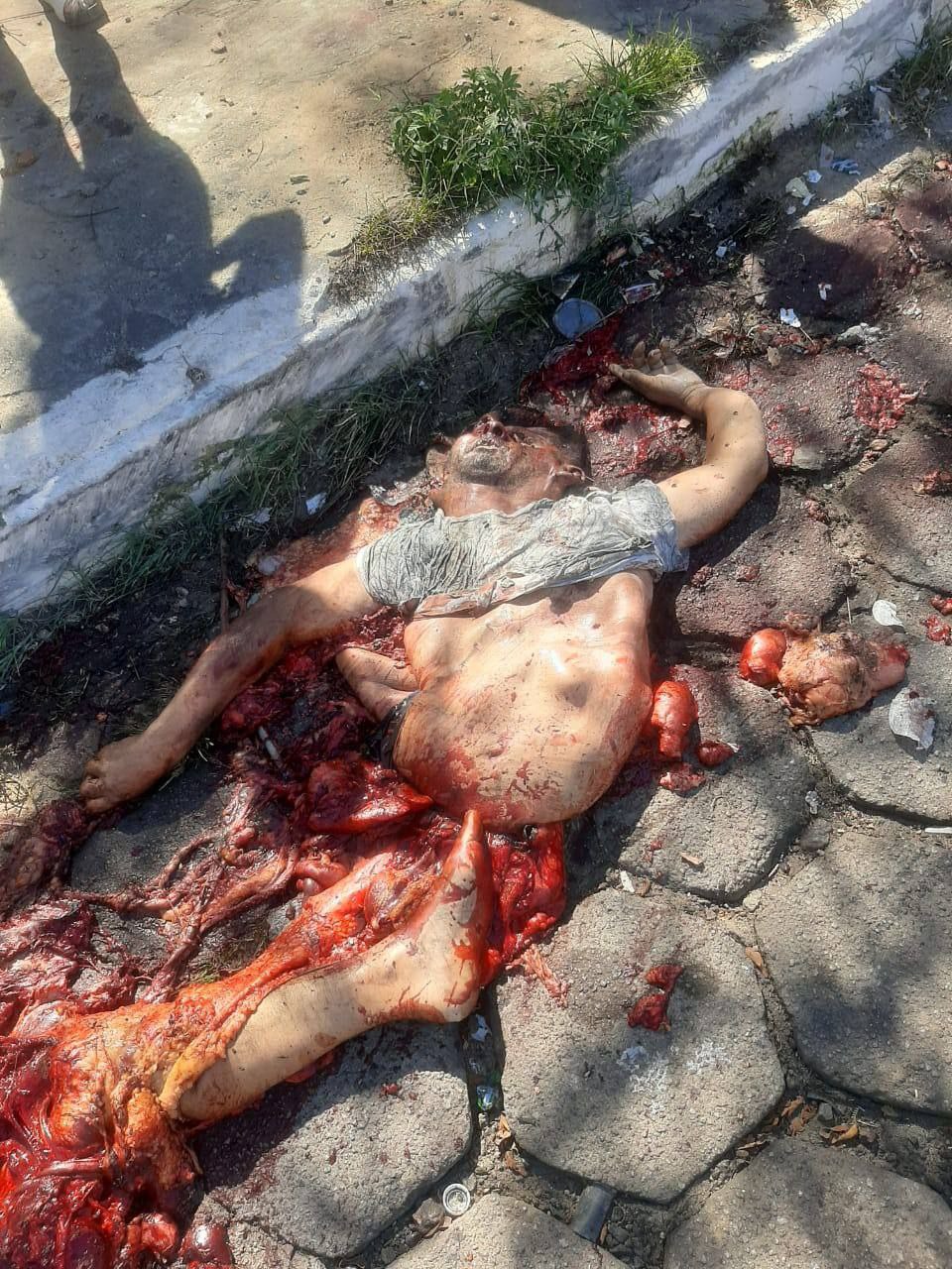 The unlucky driver was crushed by his own truck