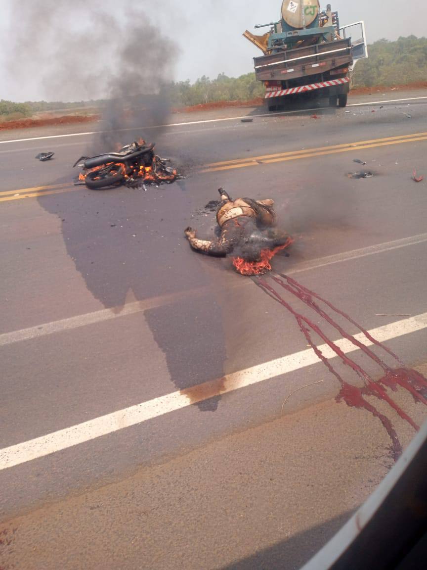 Fatal Collision Between Car and Motorcycle, Motorcyclist Dies on the Spot