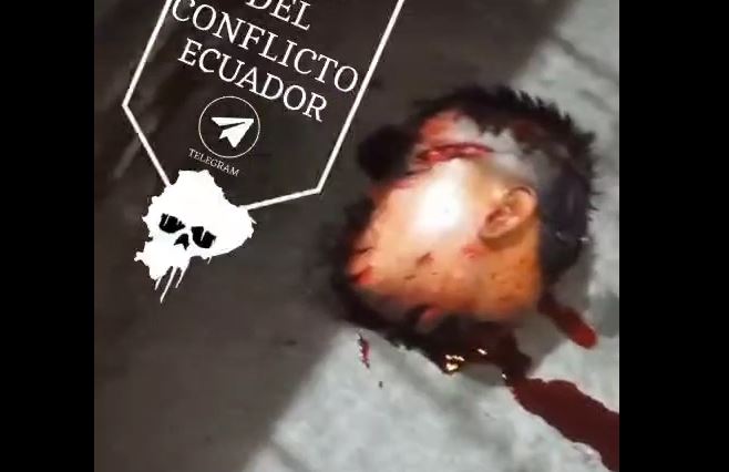 Ecuador- gang violence a severed head is left behind