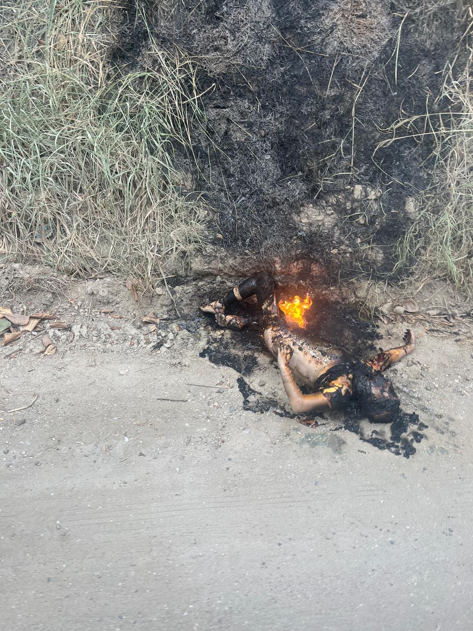 Burning Body of Woman Found on Roadside in Rio de Janeiro—Possible Gang Execution