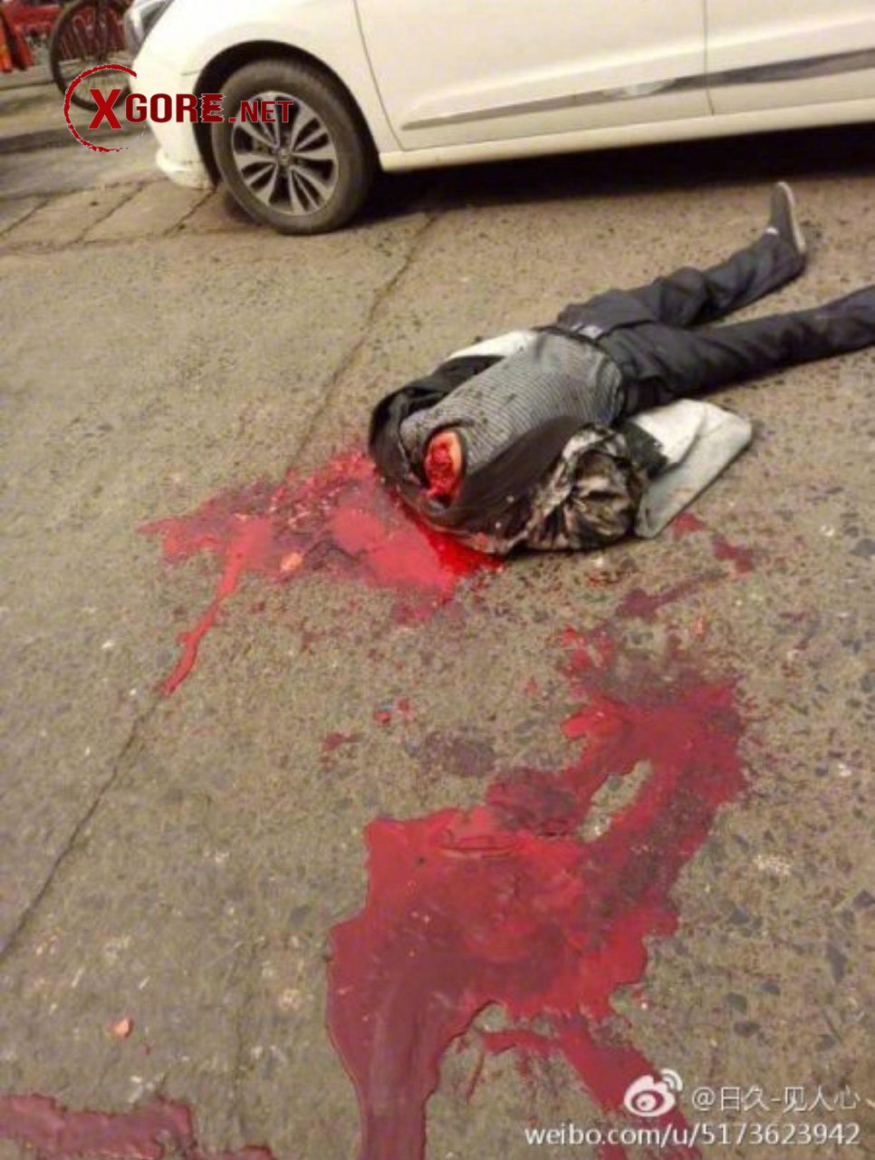 There was a severed head in the plastic paint bucket