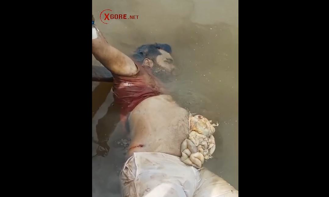 Man’s body found floating in river with intestines hanging out