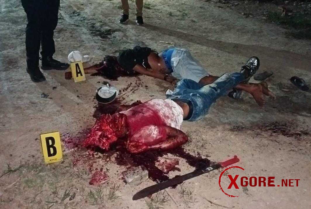 Two Victims Shot and Hacked to Death with Machetes, Heads Smashed, Brains Splattered