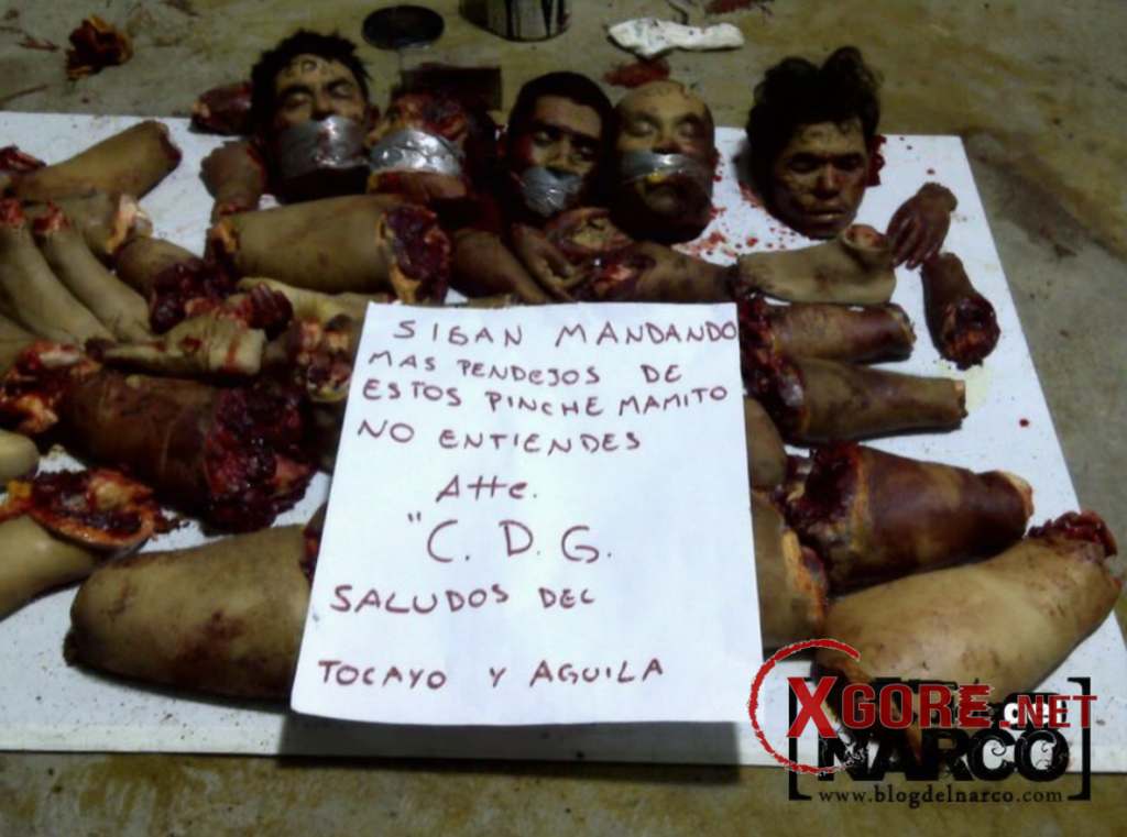 Gulf Cartel Claims Responsibility for Dismembered Bodies.09