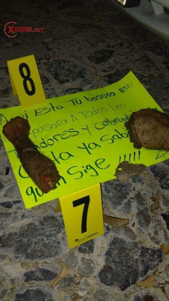 Dismembered Body Parts Found with Narcomensaje in Two Locations -03