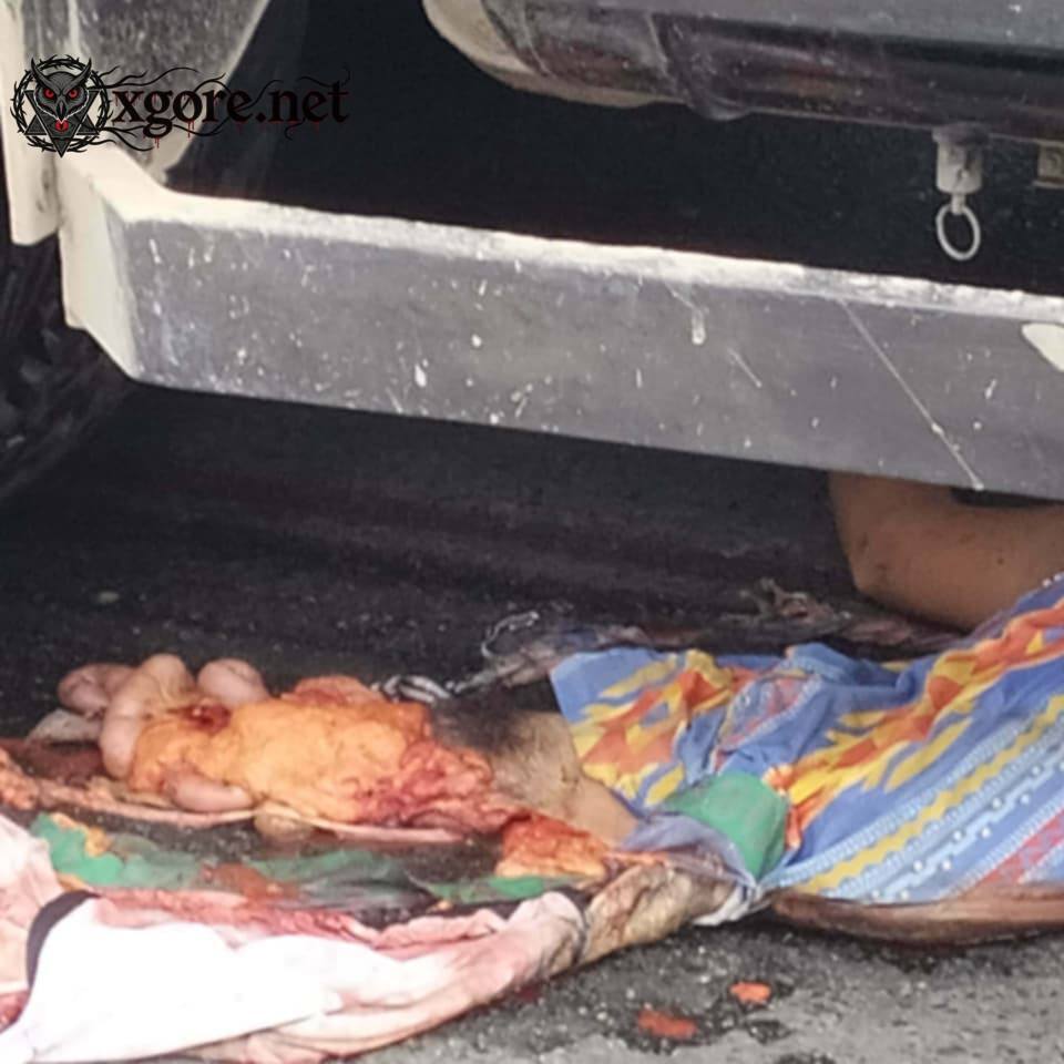 The man was torn to shreds after he deliberately threw himself under the truck 