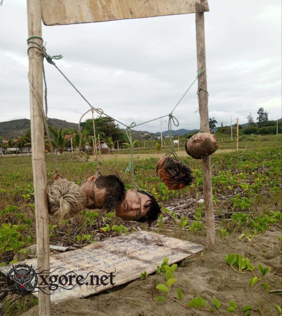 Gruesome Discovery: 5 Severed Heads Hung on Clothesline at Ecuador Beach with Narco Threat 01