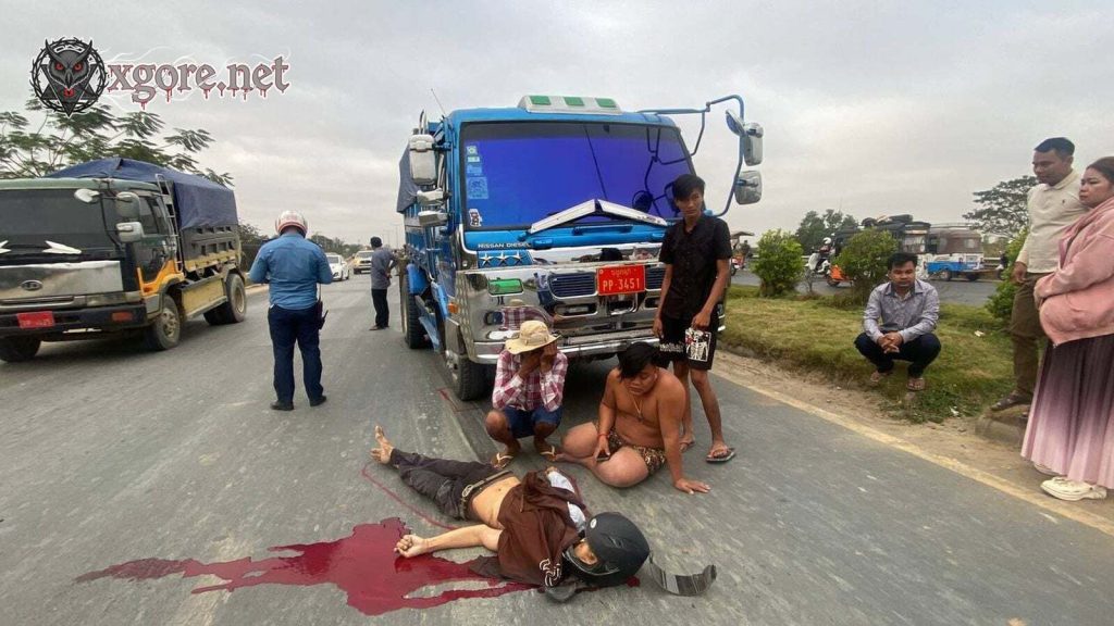 Man Decapitated in Horrific Phnom Penh Truck Collision Despite Wearing Helmet