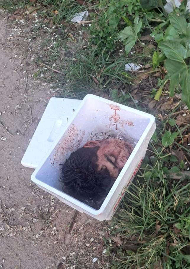 Human Head Found in Styrofoam Cooler with Threatening Message in Tabasco – CJNG Suspected 02