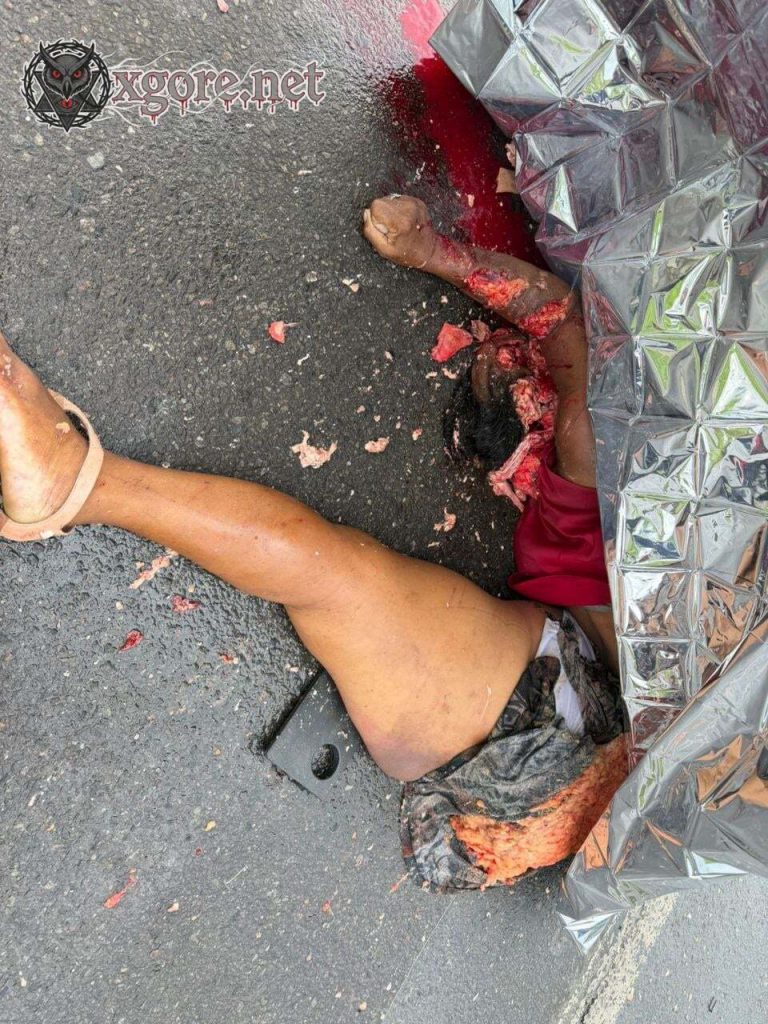 The woman’s body was crushed into a mass of flesh and one of her legs was severed 05