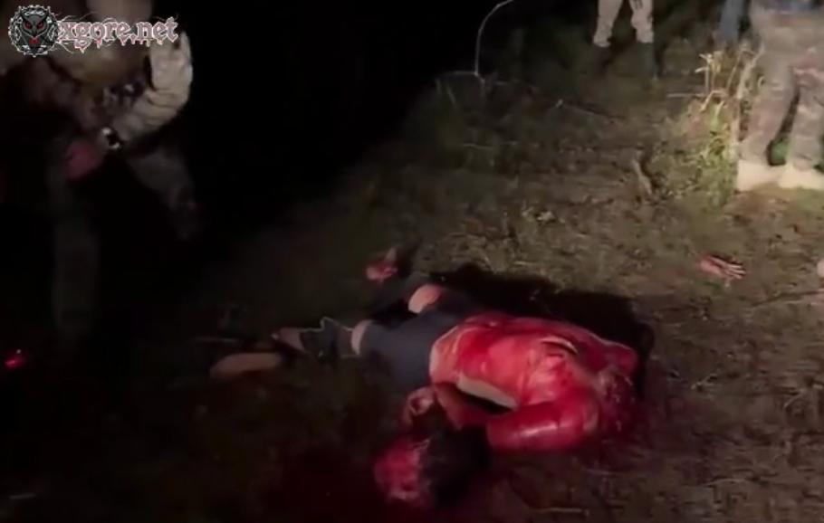 CJNG Cartel Hack Two Men to Death with Axe and Machete in Brutal Execution Video- cartel execution- axe beheading
