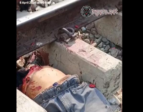 Grisly Video Shows Severed Body of Man on Railway Tracks, April 8 2026