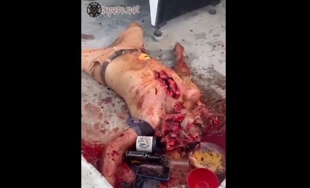 The man's body had been brutally murdered