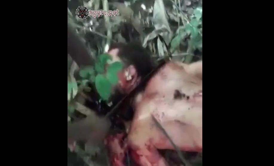 Gang filmed beheading