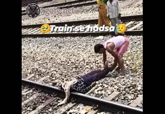 An unidentified man was beheaded by a train