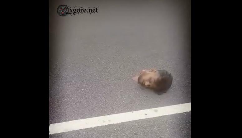 The accident resulted in one man being beheaded