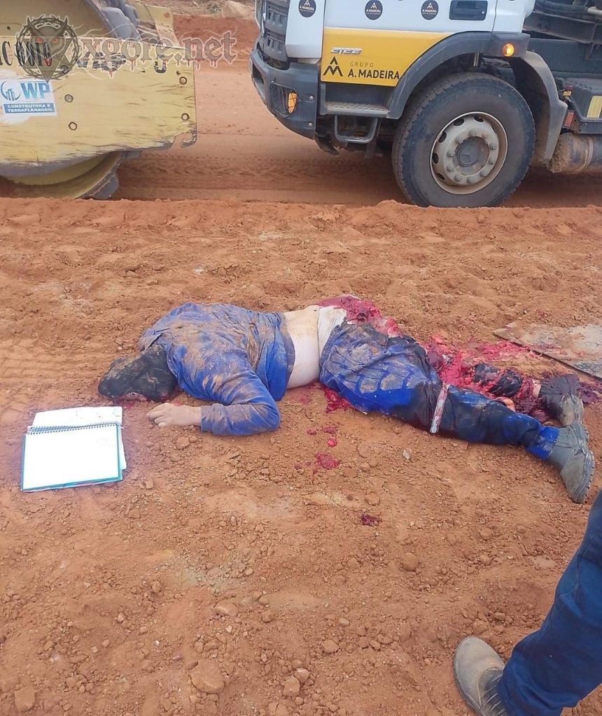 Man Crushed to Death by Reversing Truck on MT-247 Highway in Brazil 02